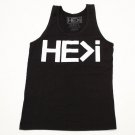 HE i Tank Top Black Small printed on Unisex American Apparel crossfit faith EUC