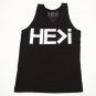HE i Tank Top Black Small printed on Unisex American Apparel crossfit faith EUC