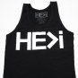 HE i Tank Top Black Small printed on Unisex American Apparel crossfit faith EUC