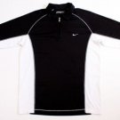 Men's Nike Team Dri Fit Golf Shirt Black/White size Large golfing driver shoe