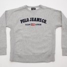 Ralph Lauren POLO JEANS CO. Sweat Shirt Gray size S American Flag crew neck