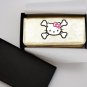 Hello Kitty GOLD metallic skull Clutch Purse FUNKY DIVAS RARE JAPAN KAWAII NWT