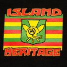 Men's Sheraton Aloha Bowl Rasta Island Heritage T-Shirt Black Large NWOT HAWAII