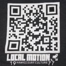 Men's Local Motion Hawaii QR code T-Shirt Gray XL surf HIC T&C 50/50 crossfit