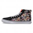 VANS SK8-HI HIGH SLIM ASPCA DOGS shoe BLACK/WHITE Womens  9 New EXCLUSIVE