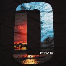 Hawaii Five-O tv show Season 4 T-Shirt Tee Top Cotton Black size S/ M HI 5-O