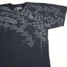 Men's Vintage T&C Surf Designs HAWAII T-Shirt Navy size L TRIBAL Town Country