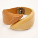 Women's Vintage Artist Fashion PLANET BLUE MALIBU Wooden Bracelet O/S fits most