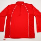 Mens Mizuno 1/4 zip long sleeve shirt top pullover jacket sweatshirt run gym $79