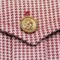 True Vintage 70's polyester disco Double Knit button shirt Maroon/Gray size L