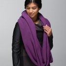 NEW Lululemon Vinyasa Scarf Fleece Berry Yum yum purple Soft and Cozy NWT O/S