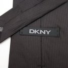 DKNY Black Neck Tie 100% Silk Designer Nordstrom $99 High End Suit Saks luxury