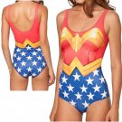 NEW Wonder Woman Comic swimsuit leotard crossfit cosplay DC costume USA STOCK