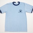 Men's 70's Terry cotton Hawaii Hang Loose Shaka T-Shirt Blue size L VTG rare!