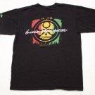 Men's Vtg Hawaiian Island Creations HIC Hawaii Aloha tee T-Shirt Black size L