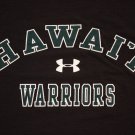 Men's Under Armour Heat Gear HAWAII WARRIORS UH T-Shirt top Black Green size S