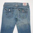 Women's True Religion Jeans Blue Denim size 29 Joey Medium Wash AUTHENTIC NICE!