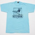 Men's Vtg Gettysburg T-Shirt Blue tee 80's 50/50 Medium Soft Thin screen stars