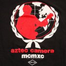 Men's VTG Aztec Camera MCMXC T-Shirt Black XL USA 90 SOFT Roddy Frame tee