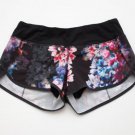 Lululemon Speed Shorts SPRING HAS SPRUNG MULTI size 4 crossfit run Very Good