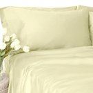 500TC IVORY SOLID QUEEN SHEET SET – 100% EGYPTIAN COTTON