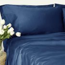 400TC NAVY BLUE  SOLID  KING SHEET SET – 100% EGYPTIAN COTTON