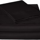 400TC BLACK SOLID KING SHEET SET – 100% EGYPTIAN COTTON
