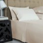 500TC IVORY  SOLID QUEEN SHEET SET – 100% EGYPTIAN COTTON