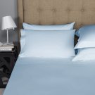 500TC BLUE  SOLID QUEEN SHEET SET – 100% EGYPTIAN COTTON