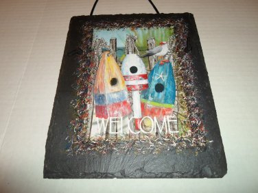Deko Slates -- Handcrafted, Decoupage & Painted Slate Roofing Tile from Maine