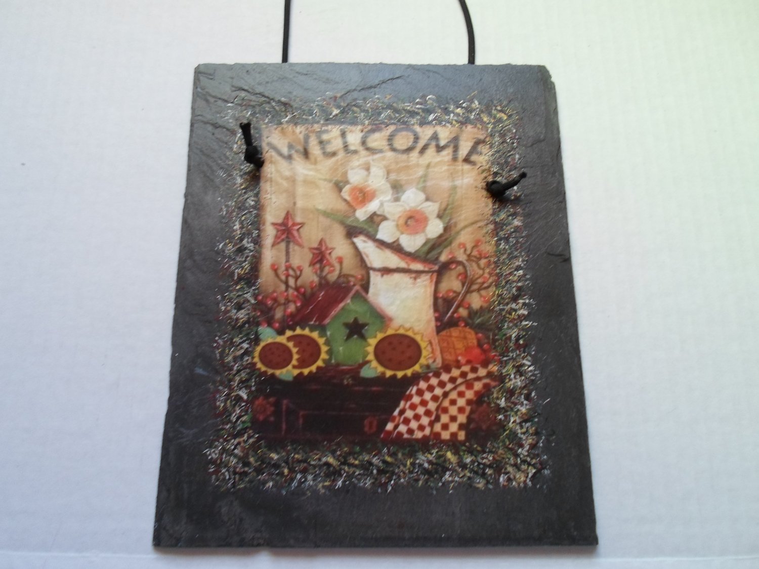 Deko Slates Handcrafted, Decoupage & Painted Slate Roofing Tile from