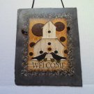 Handcrafted, Decoupage & Painted Slate Roofing Tile from Maine
