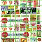 5011 - Ad Poster Set 7 GROCERY PRICES STORE HEADERS  WINDOW SIGNS