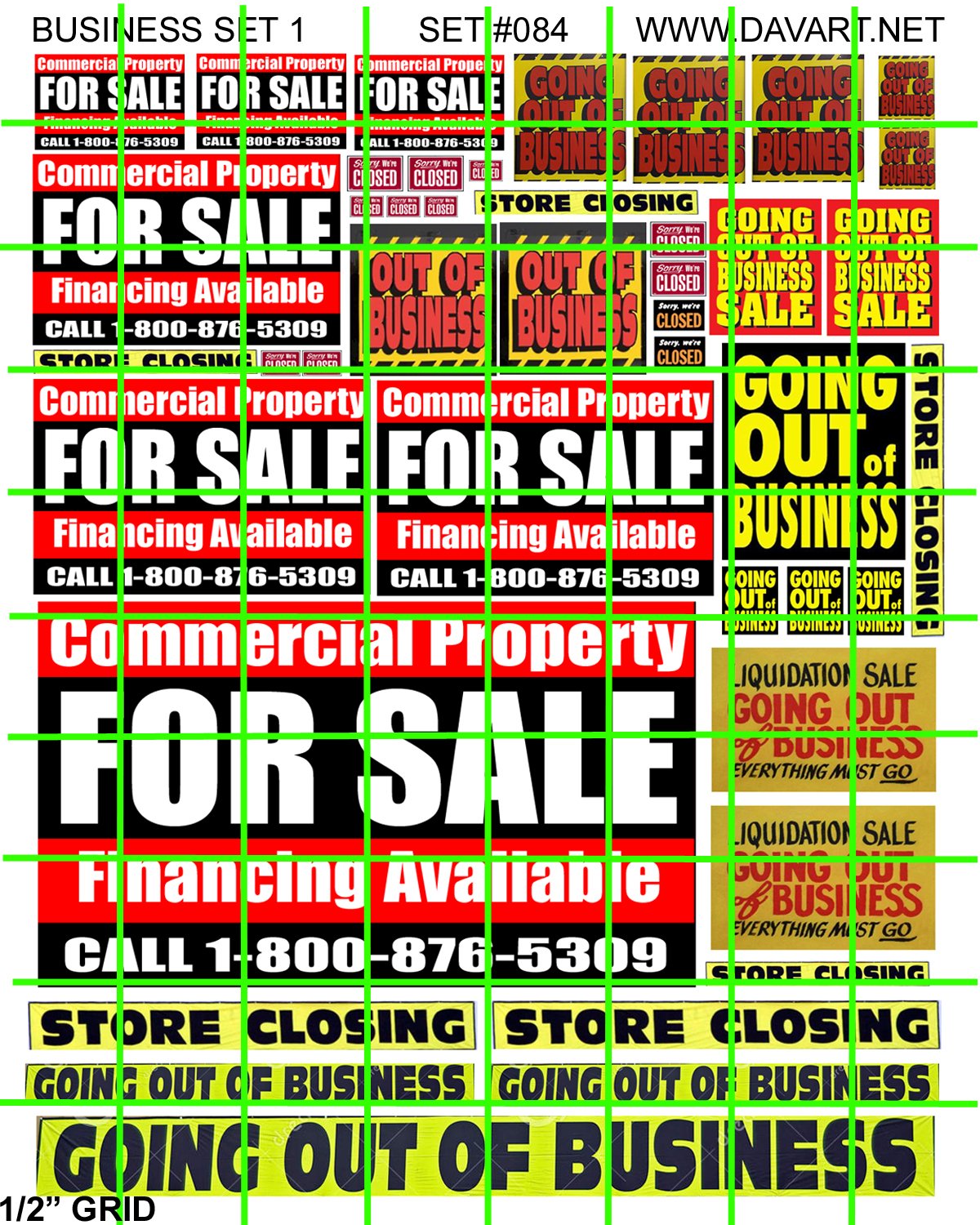 9004 - Business Set 1 FOR SALE GOING OUT OF BUSINESS STORE CLOSING