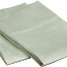 1000 Thread Count 100% Egyptian Cotton  Mint Green Color Solid Standard Pillowcases