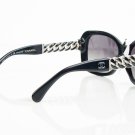 Chanel 2014 Black Polarised Chain Strap Sunglasses