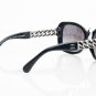 Chanel 2014 Black Polarised Chain Strap Sunglasses