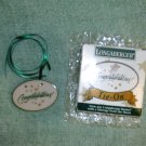 LONGABERGER Congratulations! Green Basket Tie-On 1994