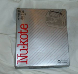 Nukote B136 Black Printer Ribbon Olivetti ET201 ET221 ET231