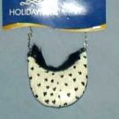 New French Purse Black White Handbag Christmas Holiday Ornament