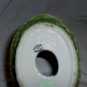Vintage 1906 Elephant In Basket Old Ceramic Figurine Brazil