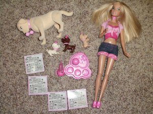 barbie taffy dog and puppies