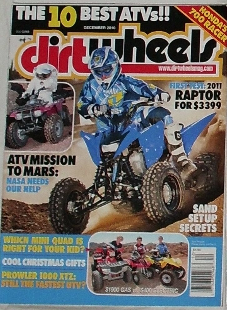 1 Back Issue Dirt Wheels Magazine December 2010
