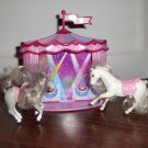 Barbie Miniature Horses mini Circus Horse Travel Play Set