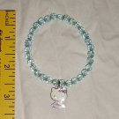 Hello Kitty Blue Bead Charm Bracelet Sanrio 2007