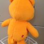 Care Bears Laugh-a-lot Bear 11" Orange Plush Toy Star Tummy