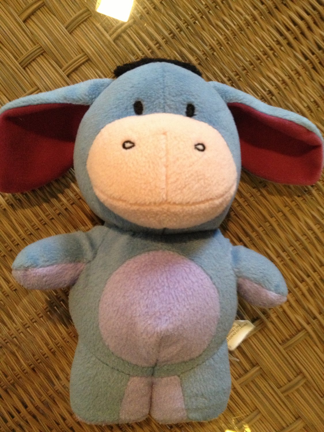 blue eeyore plush