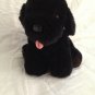 Vintage Dakin Black Lab Labrador 9" Plush 1985 Toy Stuffed Animal Puppy Dog