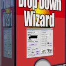 Drop Down Wizard-Easily creates drop down menus for webpages