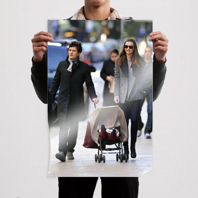 Flash Miranda Kerr E Orlando 36x24 inch print Poster